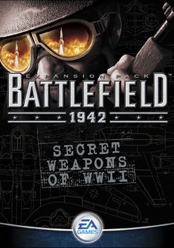 Box artwork for Battlefield 1942: Secret Weapons of WWII.