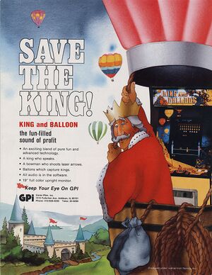 King and Balloon arcade flyer.jpg