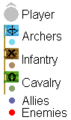 Mount&Blade command interface map symbols