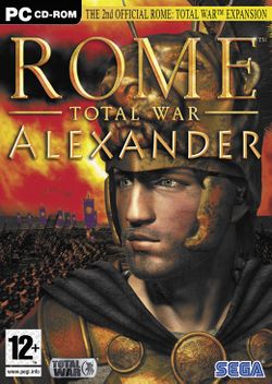 Box artwork for Rome: Total War - Alexander.