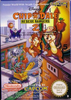 Box artwork for Chip 'n Dale Rescue Rangers 2.