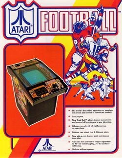 Box artwork for Atari Football.
