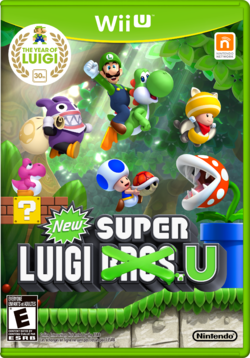 Box artwork for New Super Luigi U.