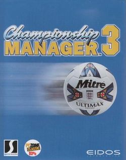 Box artwork for Championship Manager 3.