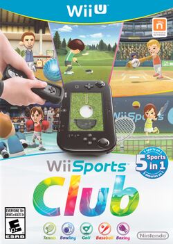 Box artwork for Wii Sports Club.