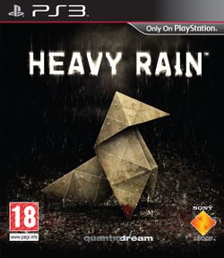 Box artwork for Heavy Rain.