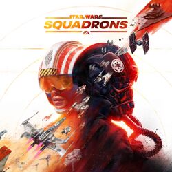 Box artwork for Star Wars: Squadrons.