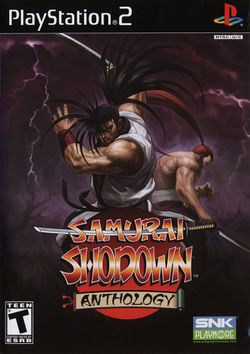 Box artwork for Samurai Shodown Anthology.