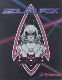 Box artwork for Solar Fox.