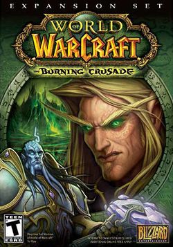 Box artwork for World of Warcraft: The Burning Crusade.