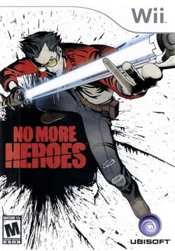 Box artwork for No More Heroes.