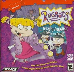 Box artwork for Rugrats: Totally Angelica Boredom Buster.