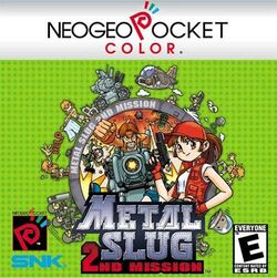 Box artwork for Metal Slug 2nd Mission.