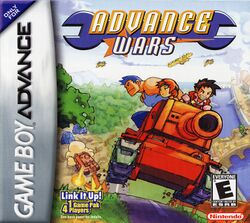 Box artwork for Advance Wars.
