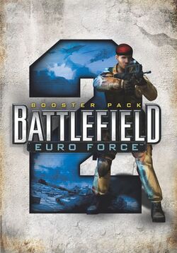 Box artwork for Battlefield 2: Euro Force.