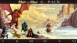 Box artwork for Might and Magic 6 - Pack.