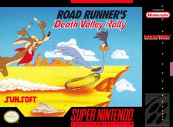 Box artwork for Road Runner's Death Valley Rally.
