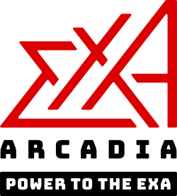 exA-Arcadia's company logo.