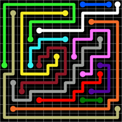 Flow Free Jumbo Pack Grid 14x14 Level 28.png