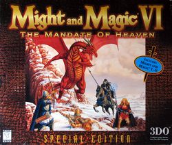 Box artwork for Might and Magic VI: The Mandate of Heaven: Special Edition.