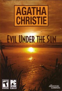 Box artwork for Agatha Christie: Evil Under the Sun.