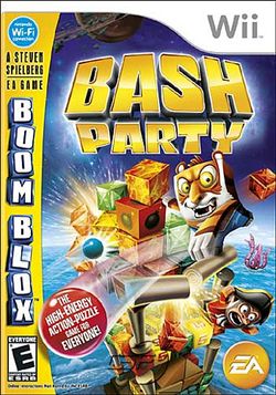 Box artwork for Boom Blox Bash Party.