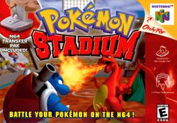 Box artwork for Pokémon Stadium.