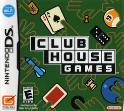Box artwork for Clubhouse Games.