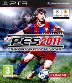 Box artwork for Pro Evolution Soccer 2011.