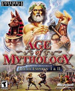 Box artwork for Age of Mythology.
