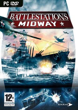 Box artwork for Battlestations: Midway.