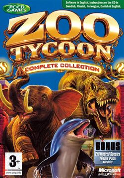 Box artwork for Zoo Tycoon.