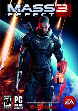 Box artwork for Mass Effect 3.