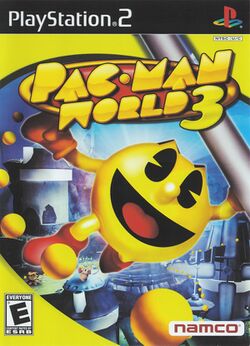 Box artwork for Pac-Man World 3.