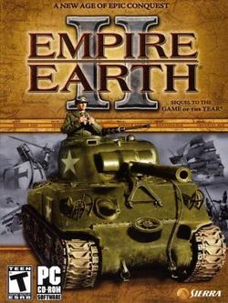 Box artwork for Empire Earth II.