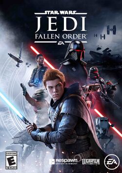 Box artwork for Star Wars Jedi: Fallen Order.