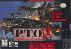 Box artwork for P.T.O. II: Pacific Theater of Operations.