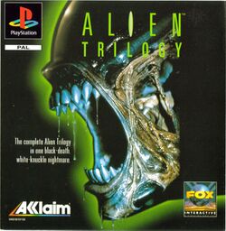 Box artwork for Alien Trilogy.