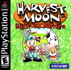 Box artwork for Harvest Moon: Back to Nature.