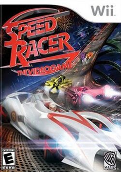 Box artwork for Speed Racer: The Videogame.