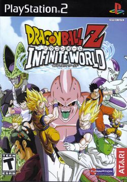 Box artwork for Dragon Ball Z: Infinite World.