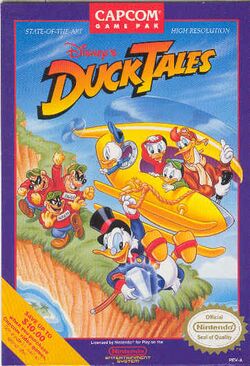 Box artwork for DuckTales.