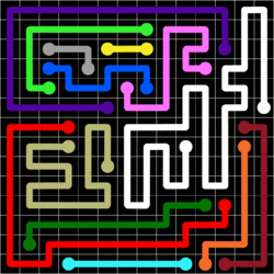 Flow Free Jumbo Pack Grid 14x14 Level 13.png