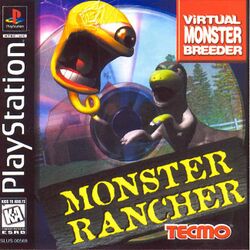 Box artwork for Monster Rancher.