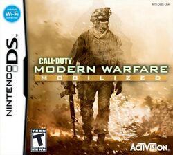 Box artwork for Call of Duty: Modern Warfare: Mobilized.