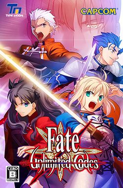 Box artwork for Fate/unlimited codes.