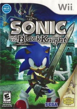 Box artwork for Sonic and the Black Knight.