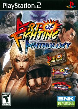 Box artwork for Art of Fighting Anthology.