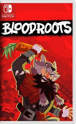 Box artwork for Bloodroots.