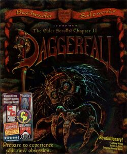 Box artwork for The Elder Scrolls Chapter II: Daggerfall.